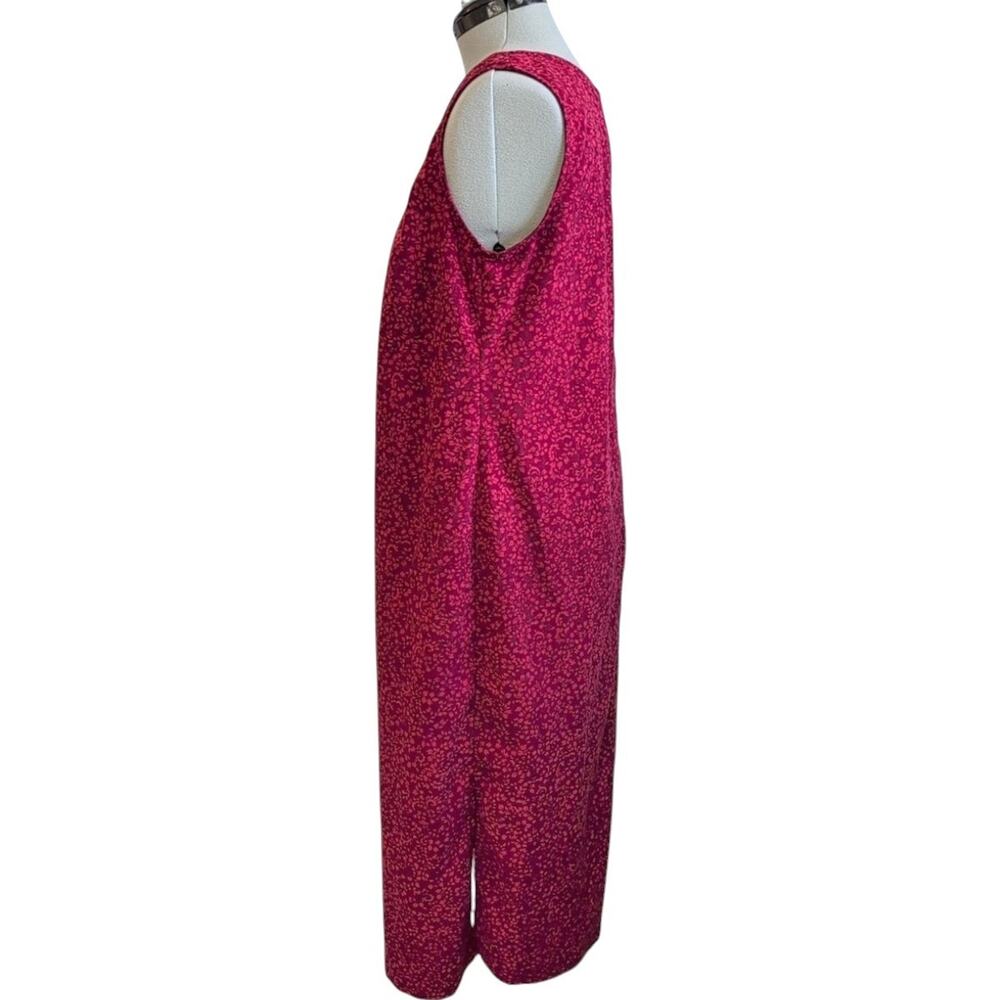 Vintage Y2K Melissa Harper MHM Sleeveless Sheath Dress Size 16W Retro Minimalist - Picture 2 of 9